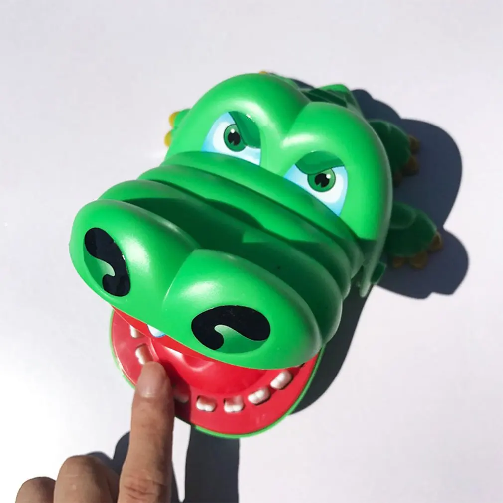 Crocodile Teeth Biting Toy Game Shark Biting Finger Dentist Games Funny Toys for Kids Adults Crocodile Bite Finger Toy