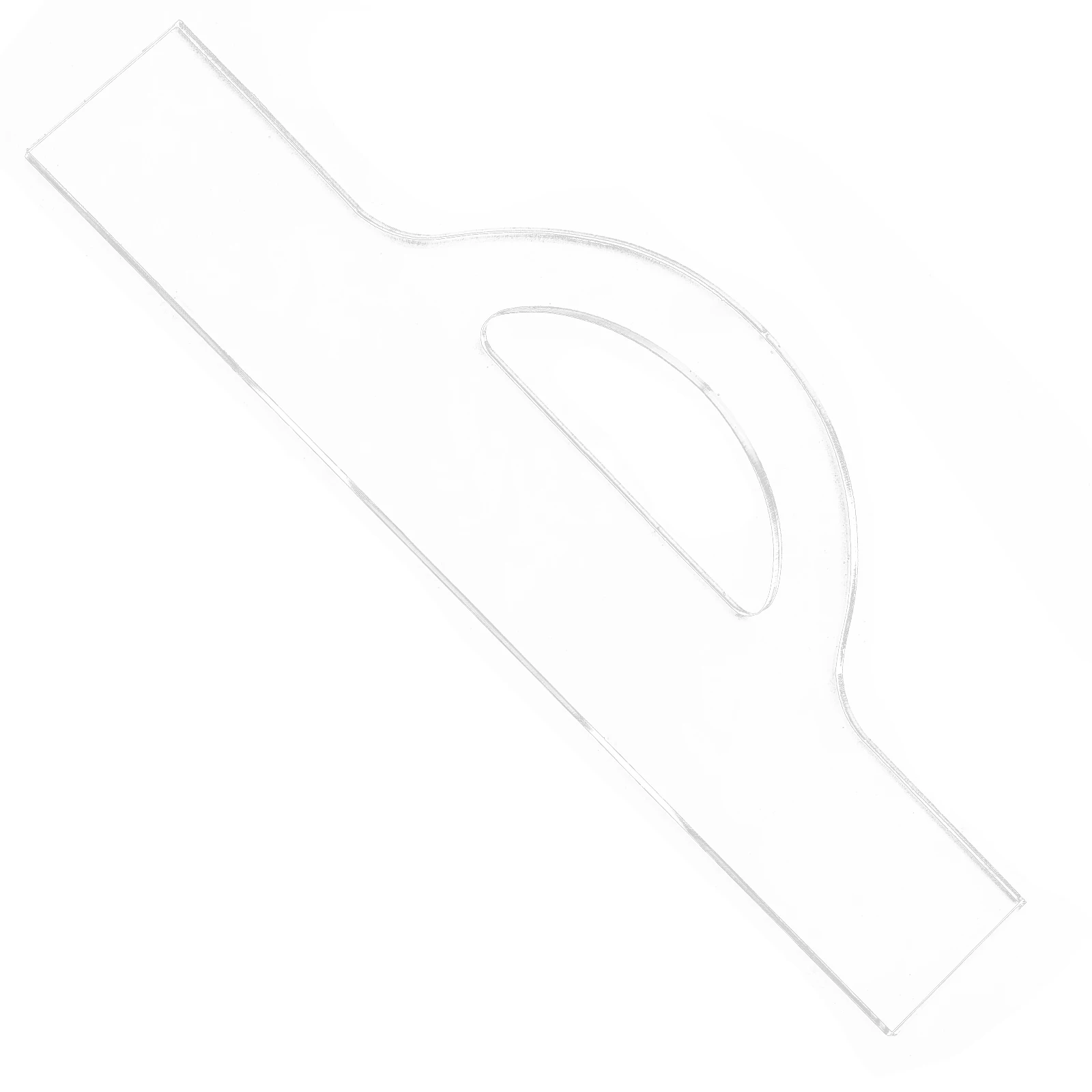 

Clear Cutting Board H Template Acrylic Stencil for Chopping Woodworking Gadgets Charcuterie Kitchen Accessories Reusable