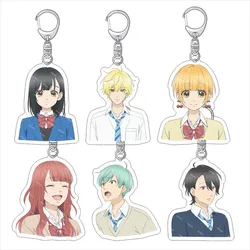 Honey Lemon Soda Anime Acrylic Key Chain Friends Gift Girl Pendant Jewelry Cute Creative Keychain Fashion Key Ring Bag Charms