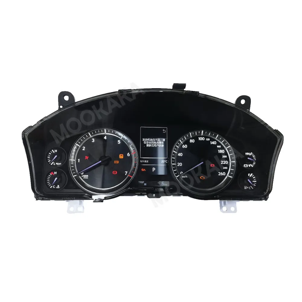 Car Digital Cluster For Toyota Land Cruiser 200 LC200 2008-2020 LCD Instrument Panel Original Style Dashboard Virtual Cockpit
