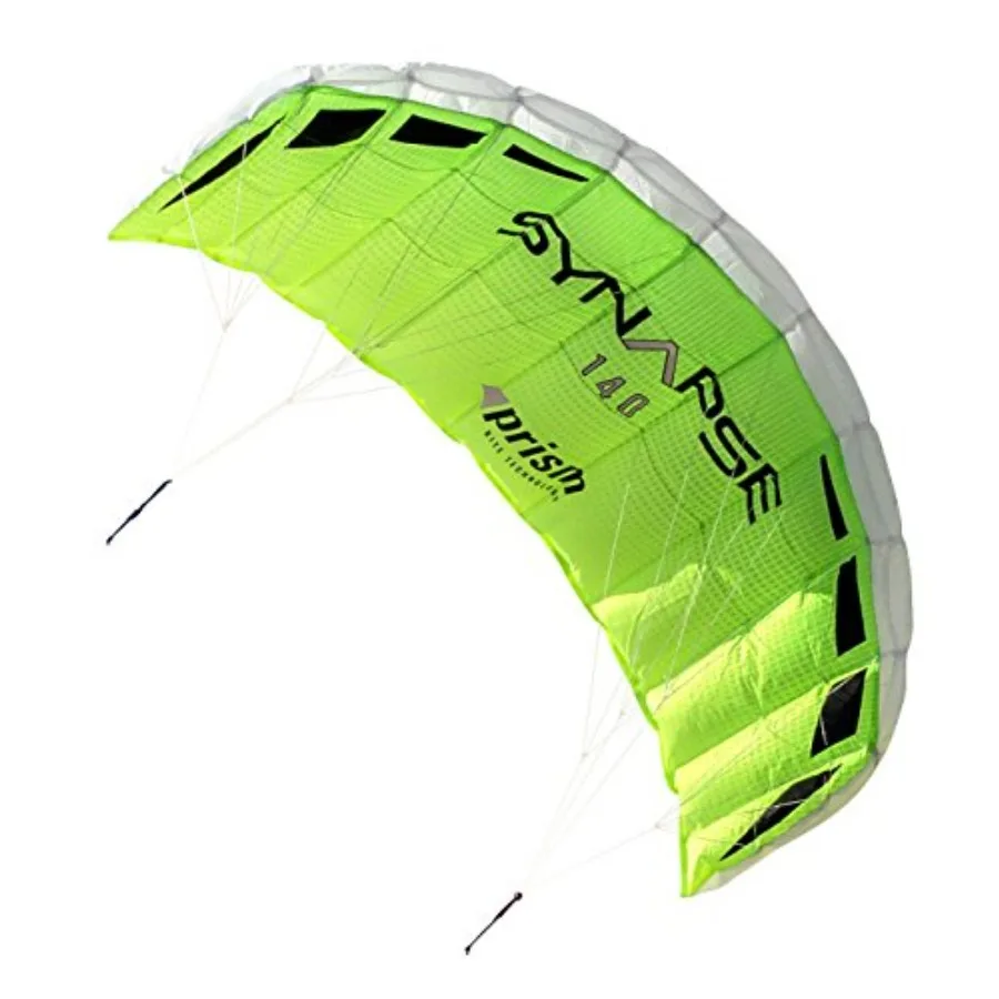 

Synapse 140 Dual-line Parafoil Kite - an Ideal Entry Level Kite for and Adults to Dual-line Kiting, Cilantro