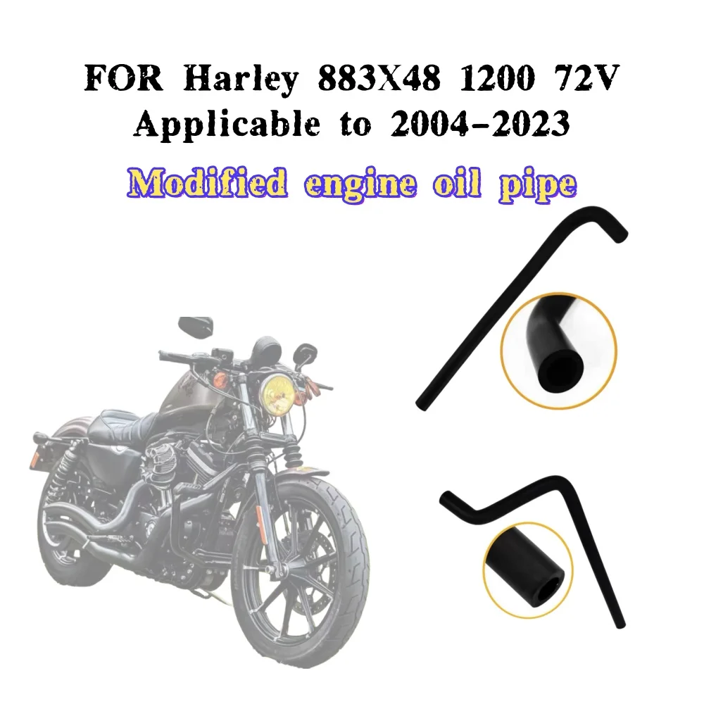 

Harley 883X48 1200 72V oil tank drain hose, suitable for oil hoses of modified engines from 2004 to 2023.