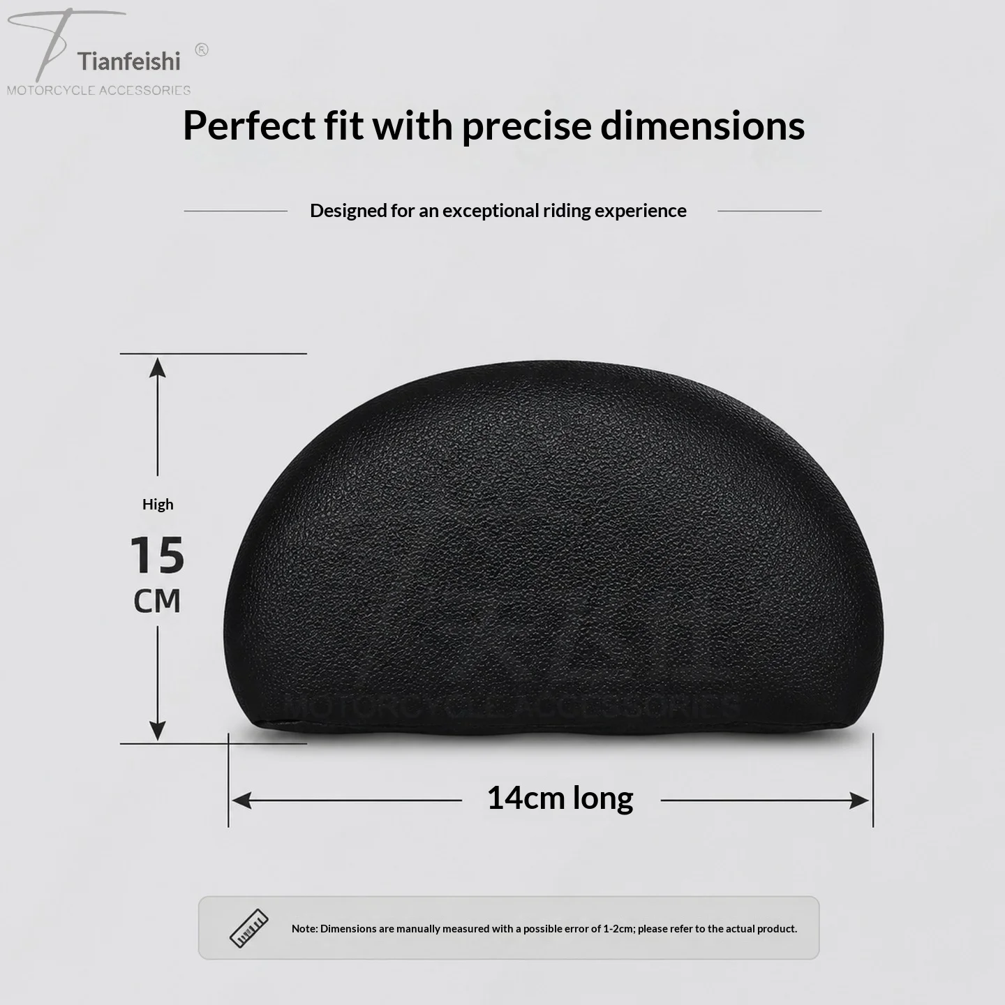 【Premium】For Honda HRD125 HooRiDe125 Sport Racing Backrest, Stylish Rear Spoiler with Soft Passenger Lumbar Support