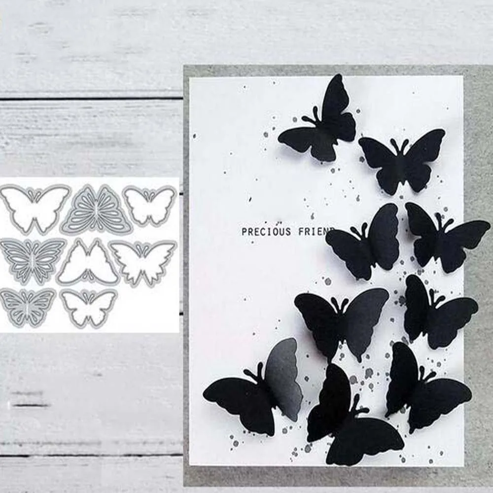 Butterfly Metal Cutting Dies Stencils For DIY Scrapbooking Decorative Embossing Handcraft Die Template