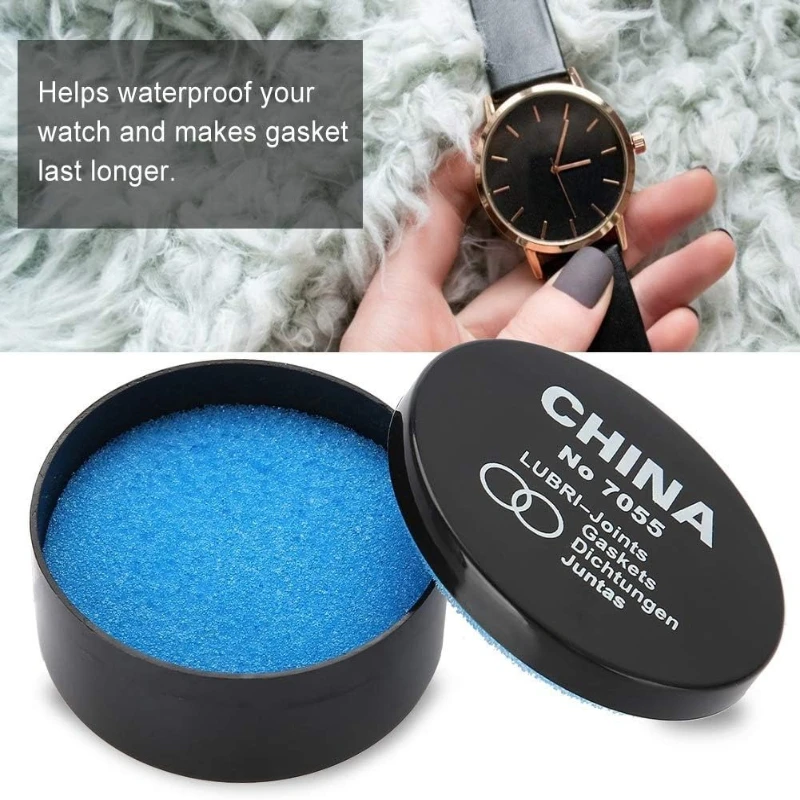 Grasa Profesional Impermeable para Reparación de Relojes, Sellador Impermeable para Juntas de Relojes, Herramienta de Reparación de Relojes para Relojeros, Probador