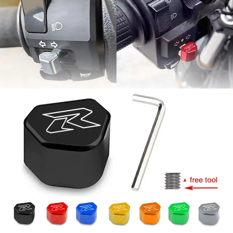 Para Suzuki GSXR 600 750 1000 GSX-R 600 750 1000 125 150 1998-2023 CNC interruptor de motocicleta botón interruptor de señal de giro Keycap