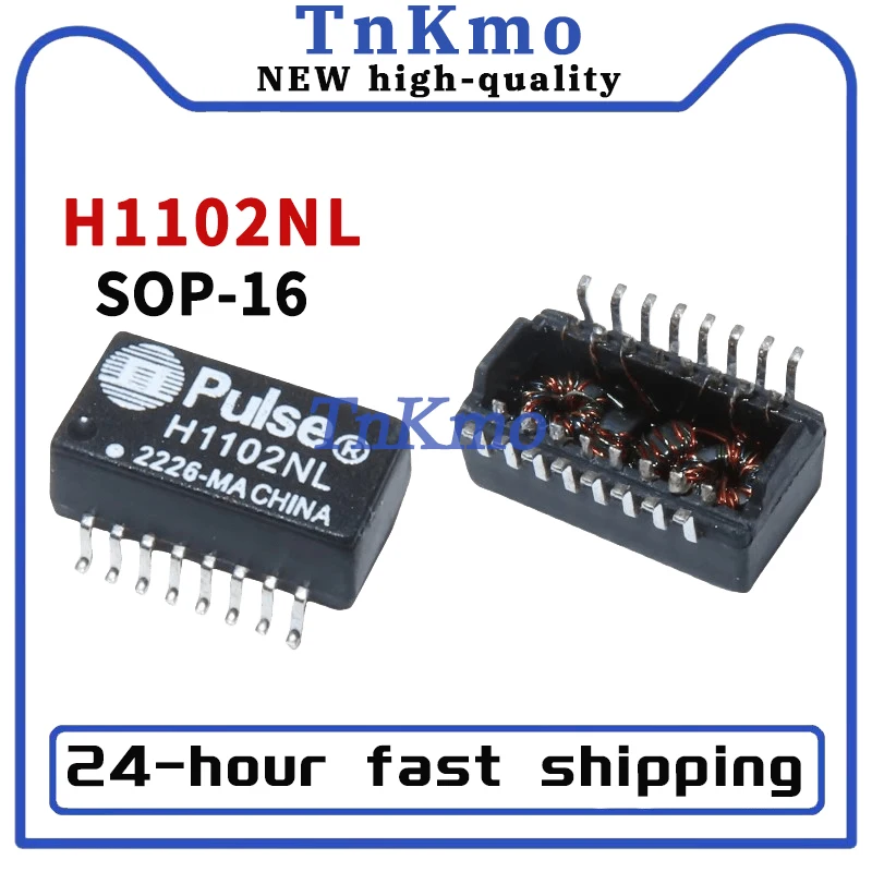 10pcs/lot Network Transformer H1102NL H1102 PULSE Patch 16 Pin new IC In Stock