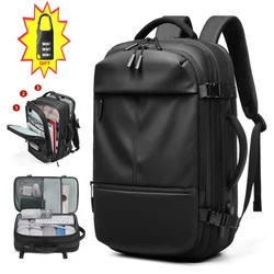 XOKY Large Travel Backpack Business 17.3 Inch Laptop Expandable Backpack with Anti-theft Lock 2303