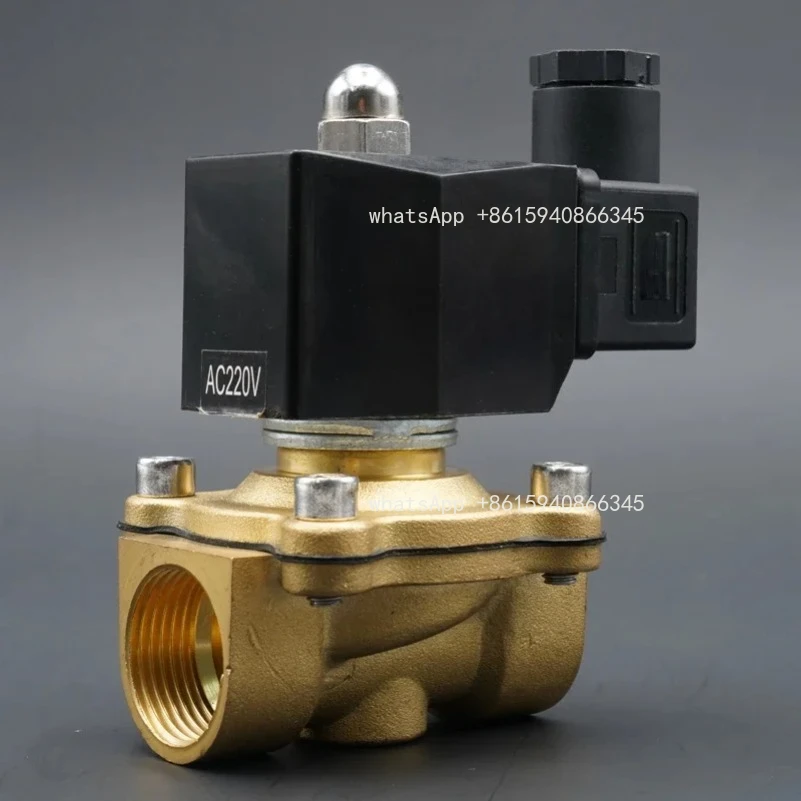 FOR Solenoid Valve Water Valve Normally Close Brass Valves 220V12V24V Air Water Gas Diaphragm Valve 1/4