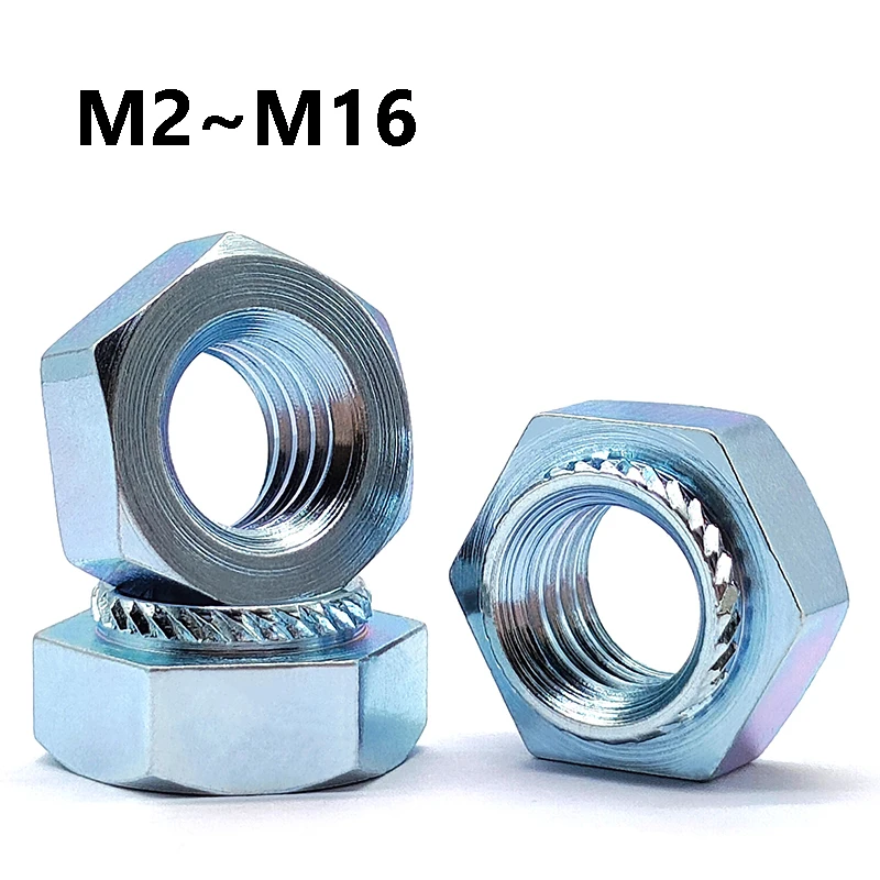 

M2 M2.5 M3 M4 M5 M6 M8 M10 M12 M16 Press Rivet Hexagon Nuts Carbon Steel Zinc Plating Self-Clinching Insert Nut