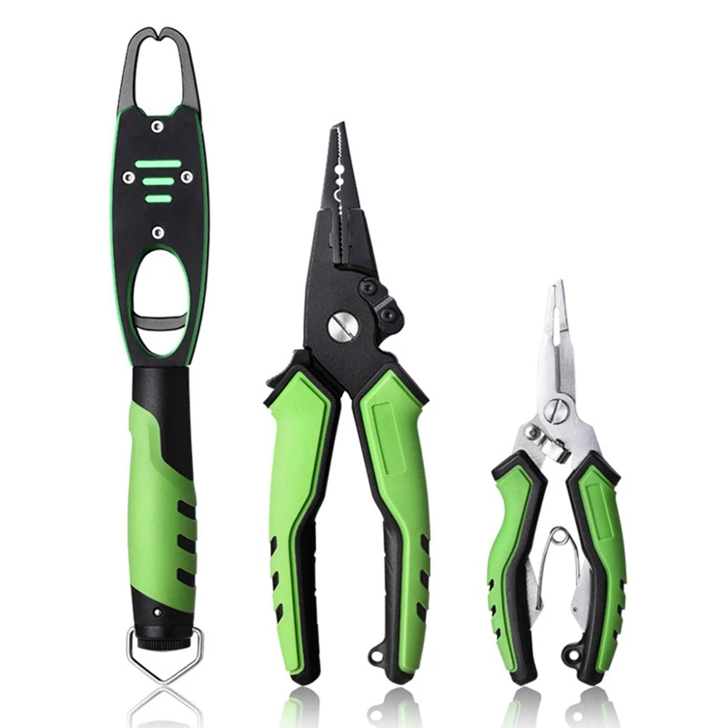 

Fish Controller Luya Pliers Set Fish-Nose Pliers Anti-Slip Handle 6061 Aluminum Alloy