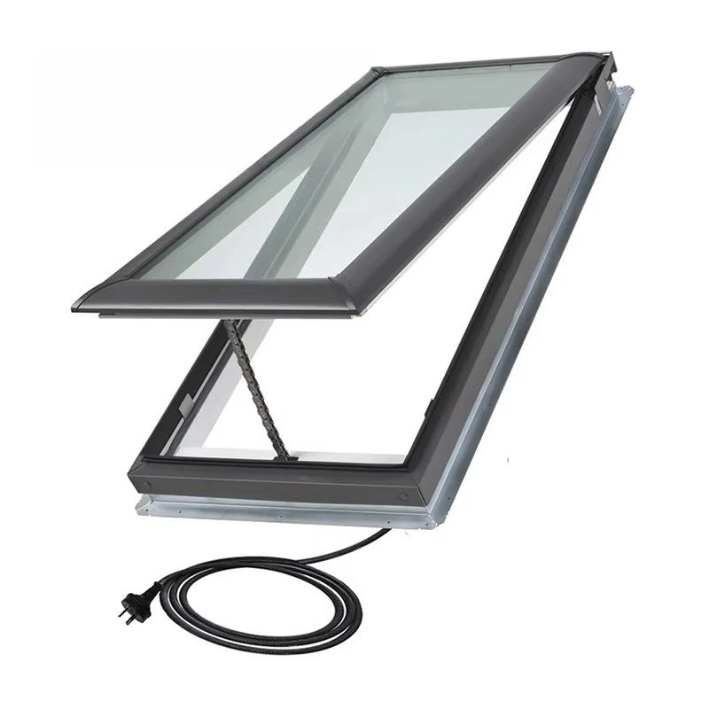 Wholesale European Standard Tempered Glass Aluminum Frame Roof Electric Smart Skylight Windows