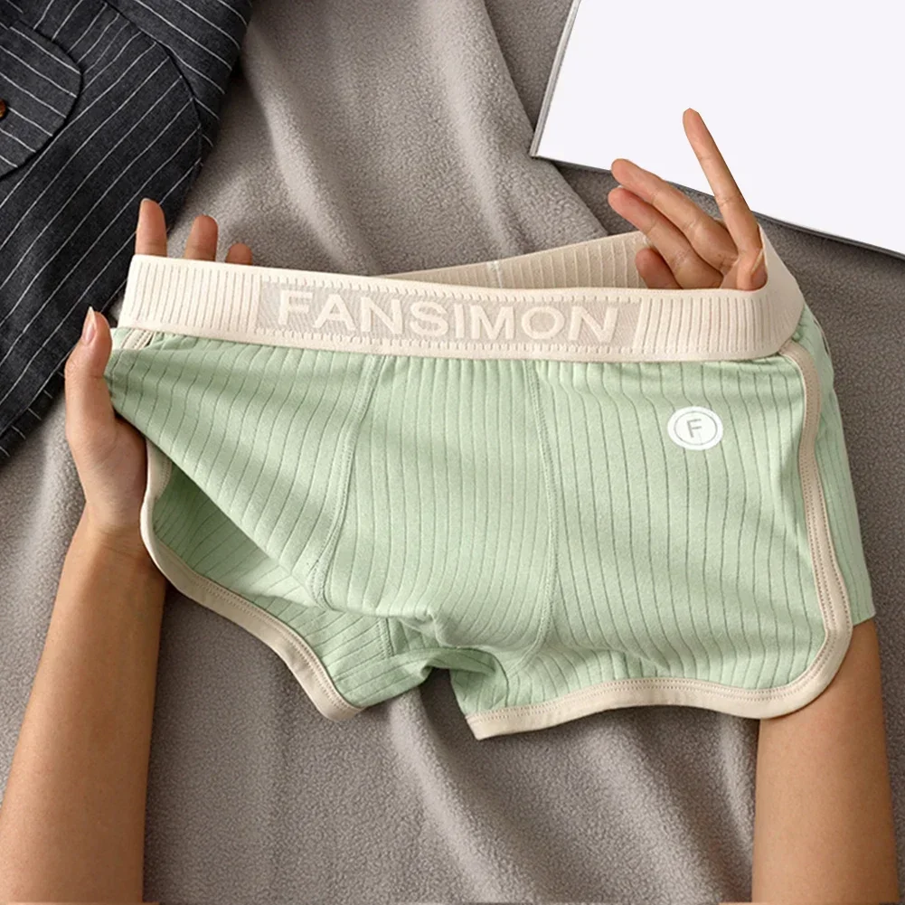 

Comfortable Men Trunks Sports Underwear Breathable Boxers for Male Fashionable 95 Cotton 5 Spandex Available Colors