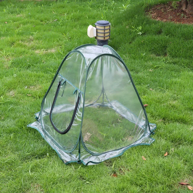 

Direct supply for outdoor camping pet tents Customized windproof and rainproof transparent plastic film cat and dog tents