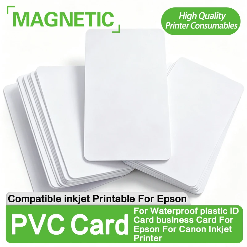 High Glossy Blank inkjet Printable PVC Business Card Waterproof Plastic ID Card business Card For Epson For Canon Inkjet Printer