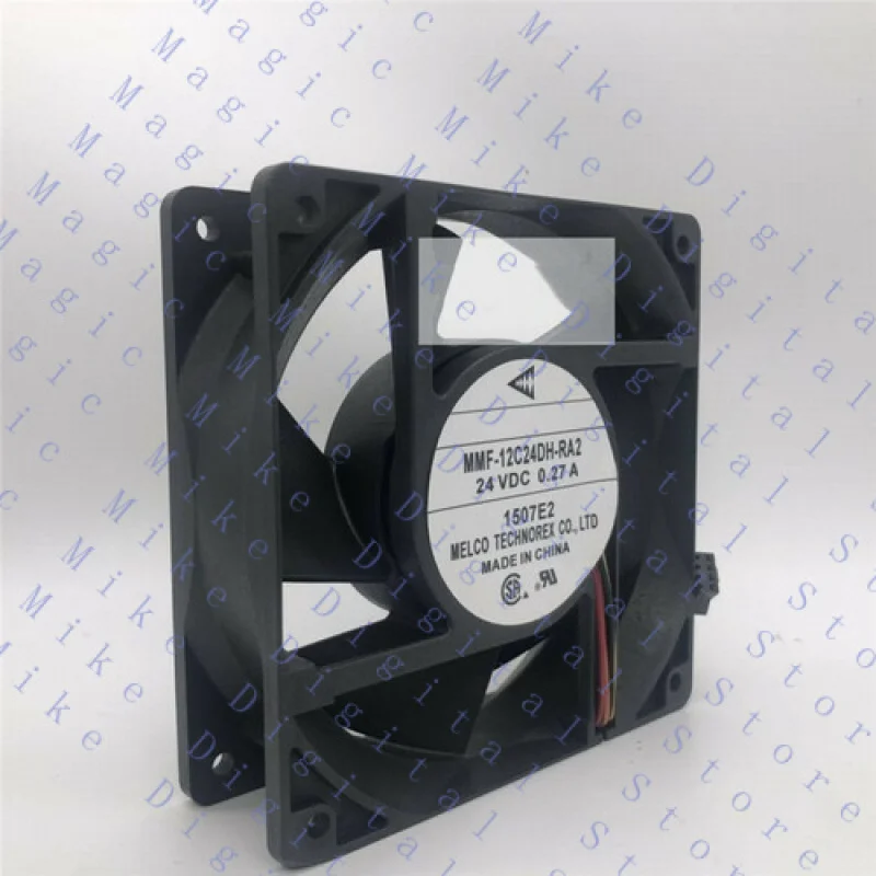 H  FOR Mitsubishi 12038 12CM 24V DC 0.27A MMF-12C24DH-RA2 3-line inverter fan