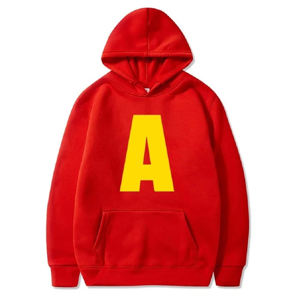 2024 New Fashion Trends Buy Unisexes Casual Sportswear Hoodie for Men Alvin Chipmunk Halloween Costume Pullover for Women