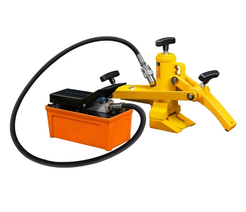 Forklift Tire Picker, Forklift Tire Removal Tool, Pneumatic Portable Tire Press Loader