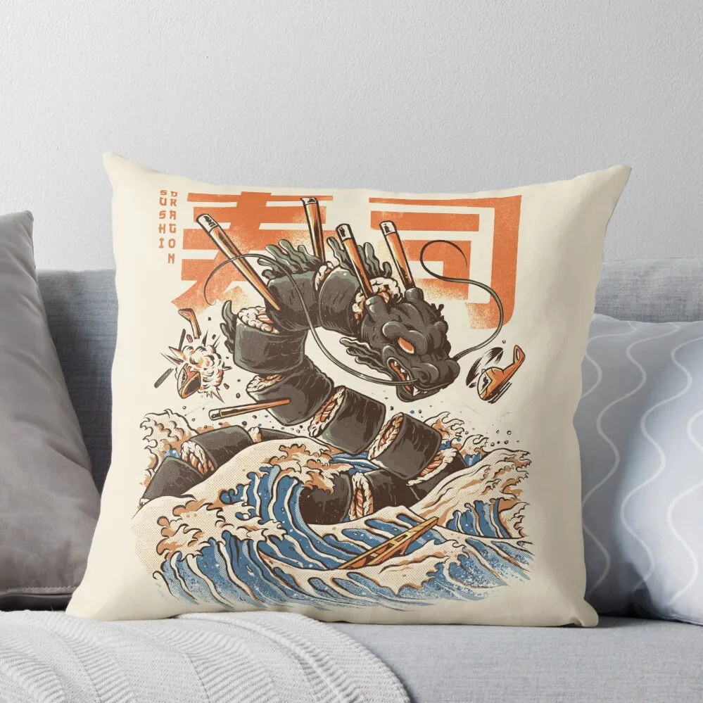 

Great Sushi Dragon Throw Pillow Sofas Covers Marble Cushion Cover Cushions For Decorative Sofa