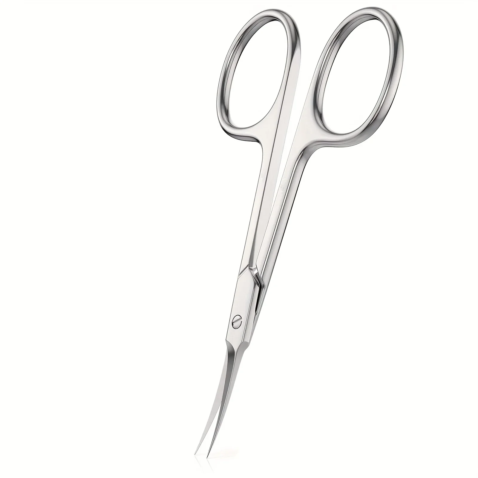 Stainless Steel Cuticle Scissors Hypoallergenic Nail & Beauty Grooming Tool for Eyebrows, Eyelashes, Beauty Scissors Durable