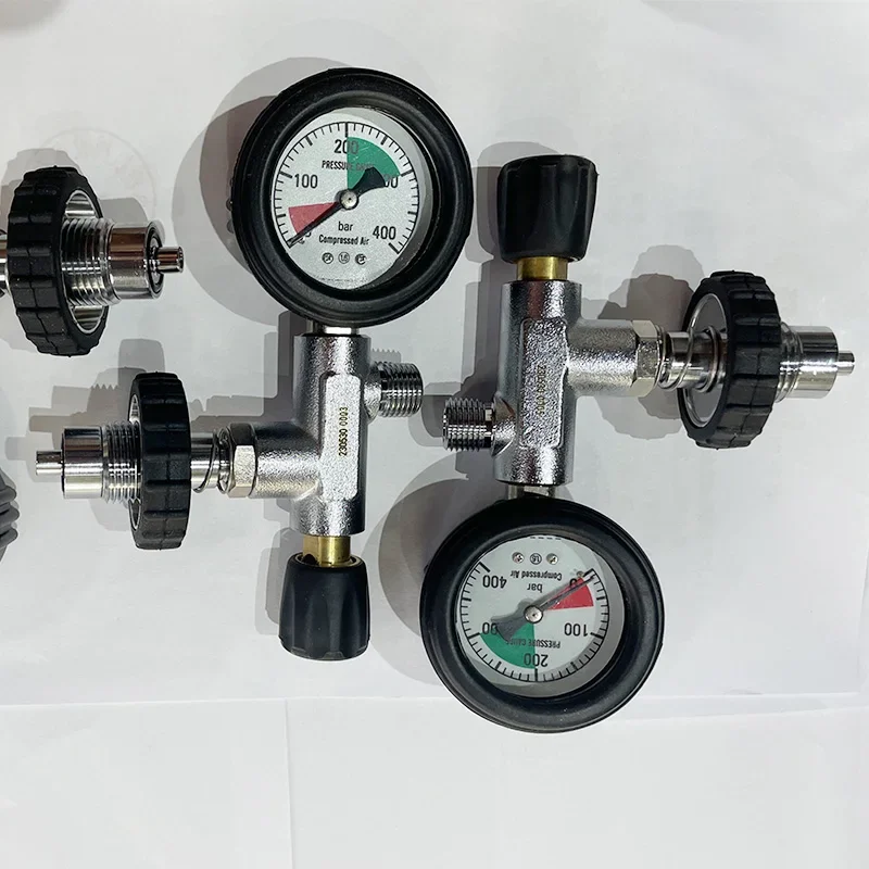 

High-pressure 4500psi 30Mpa Carbon Fiber air Cylinder Diving air Compressor Filling Valve