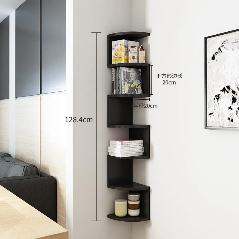 Retro Country Style Durable Decor Display Shelf,  Space-Saving Wall Organizer Suitable for All Indoor Scenarios