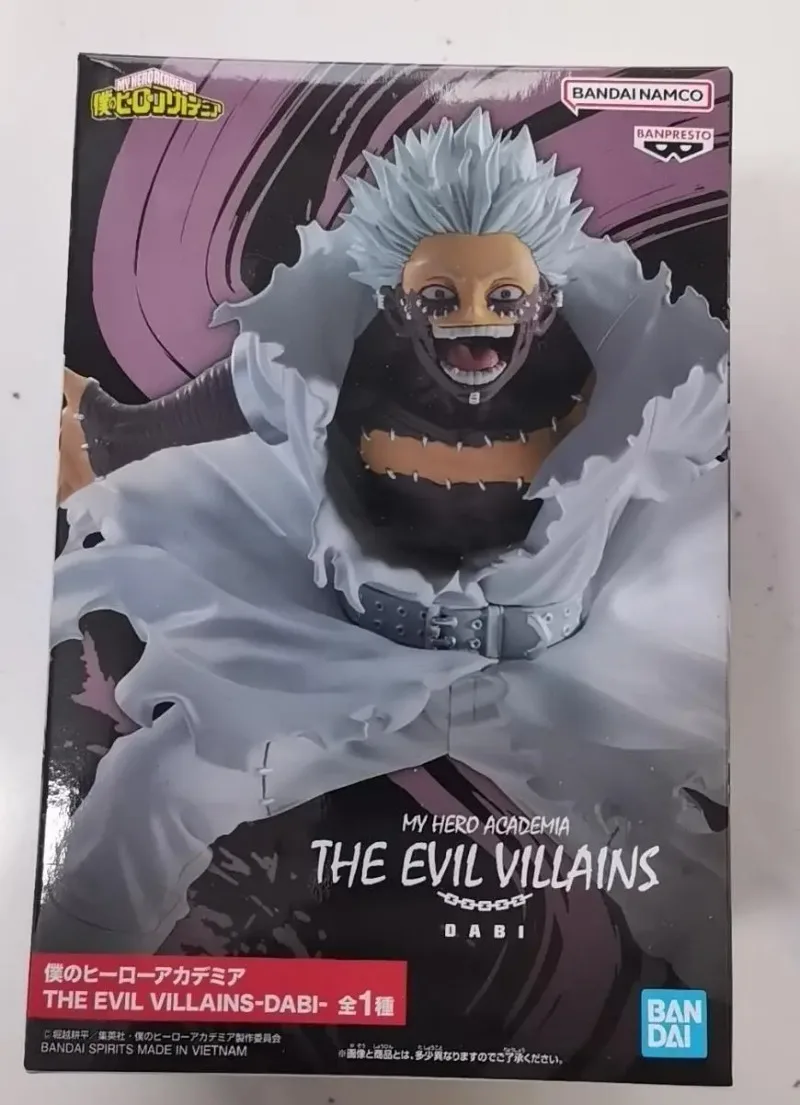 In stock BANDAI Original BANPRESTO My Hero Academia THE EVIL VILLAINS-DABI  Anime Figure Model Toys ornament Collectible Gifts