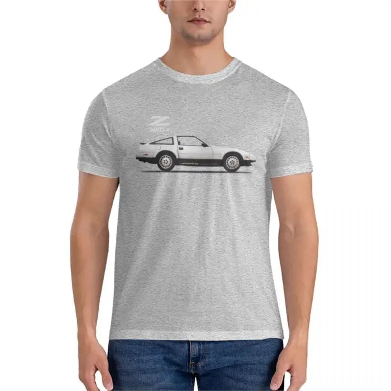 男性用のクラシックなTシャツ,夏服,トレーニングウェア,かわいい,300zx 1984