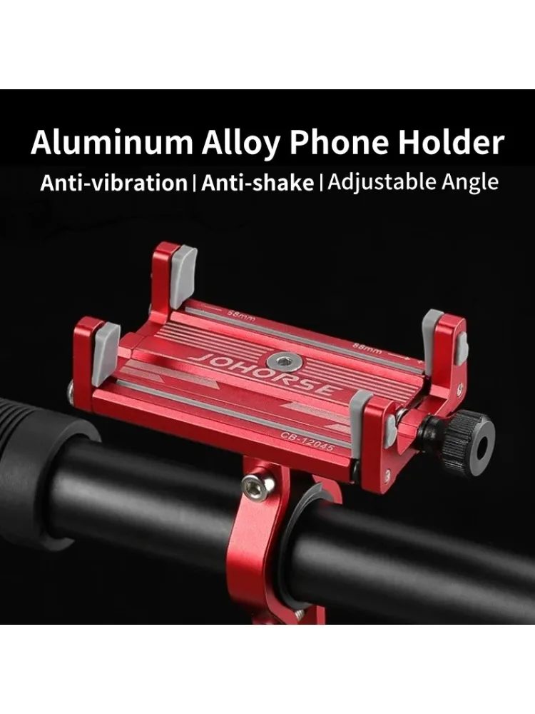 Universelle Fahrrad-Handyhalterung aus Verstellbarem Aluminiumlegierung für Roller und Fahrräder mit Halterungsbasis und Clip