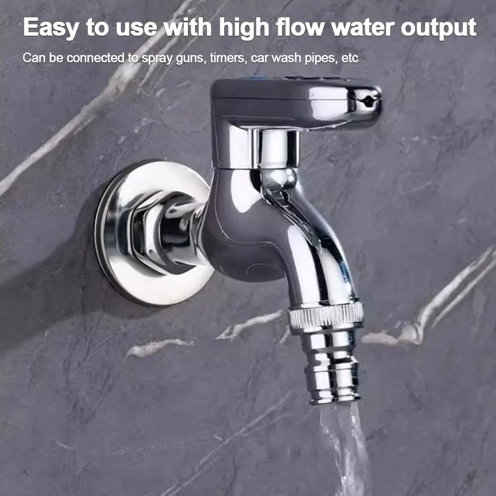 Useful Metal Combination Lock Faucet 1/2 Inch Thread Security Lock Taps Password Lock Anti-Theft Garden Faucet Home Irrigation