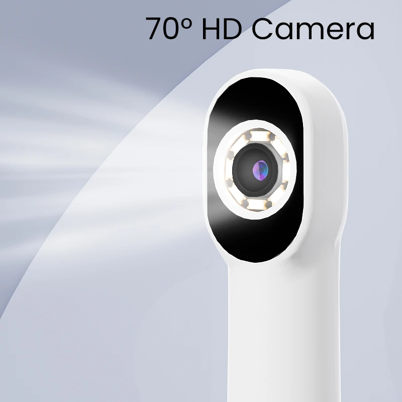 Oral Endoscope With HD Camera Handheld Intraoral Borescope With 8LED Light For Personal/Home Care 250mAh image 2