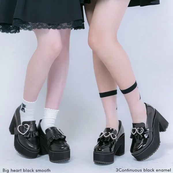 

Женская обувь Cute Sweet Japanese Sle Pearl Heart Thi Bot Platform oes Lolita, модная повседневная обувь на плоской подошве с круглым носком