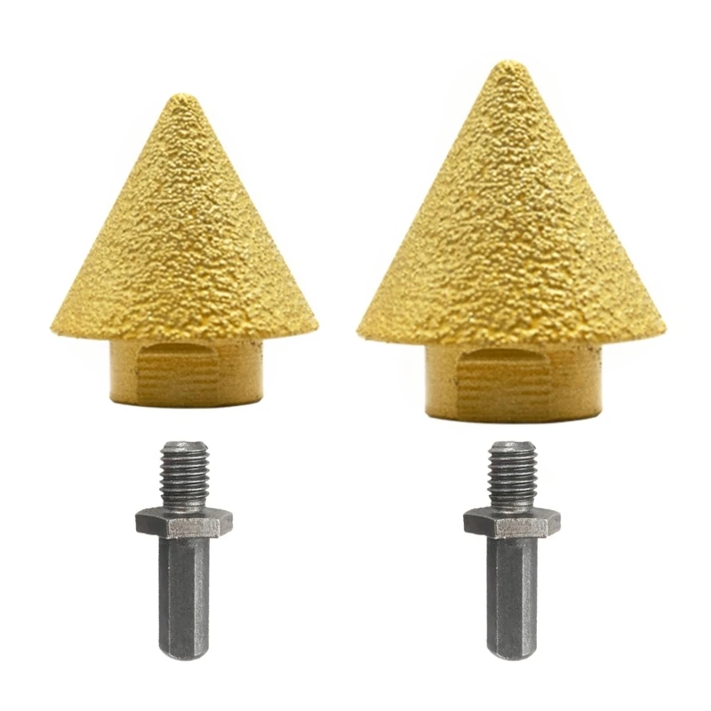 

Thread Diamond Beveling Chamfer Bit 38/50mm Countersink Bit Cone Polishing Grinding Wheel For Porcelain Tile