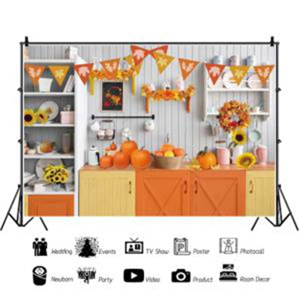 誕生日パーティー,家族のポートレート,背景の壁の装飾,写真スタジオのアクセサリーのキッチンシーンの背景