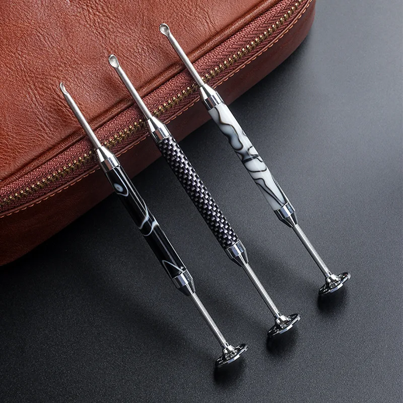 Pipe accessories, ear spoon, manual grass pressing, special anti flame and combustion assisting cleaning tool