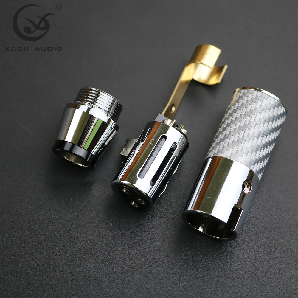 YIVO XSSH Audio Wholesale OEM ODM HIFI 3Pin XLR Connector Gold Plated Pure Copper Male Female DIY Microphone Audio Plug Jack