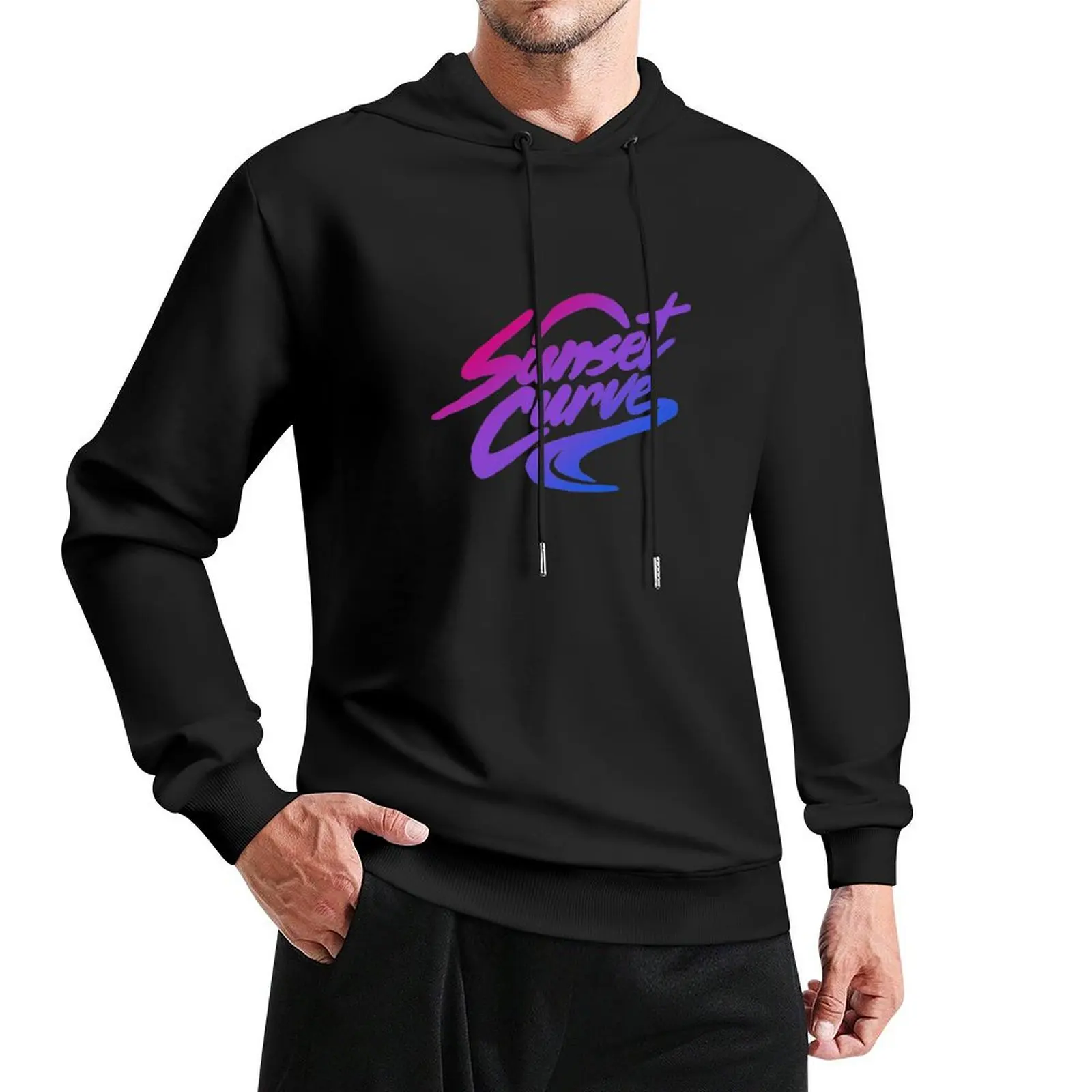 

Sunset Curve Says Bisexual Rights Pullover Hoodie autumn jacket men hoody