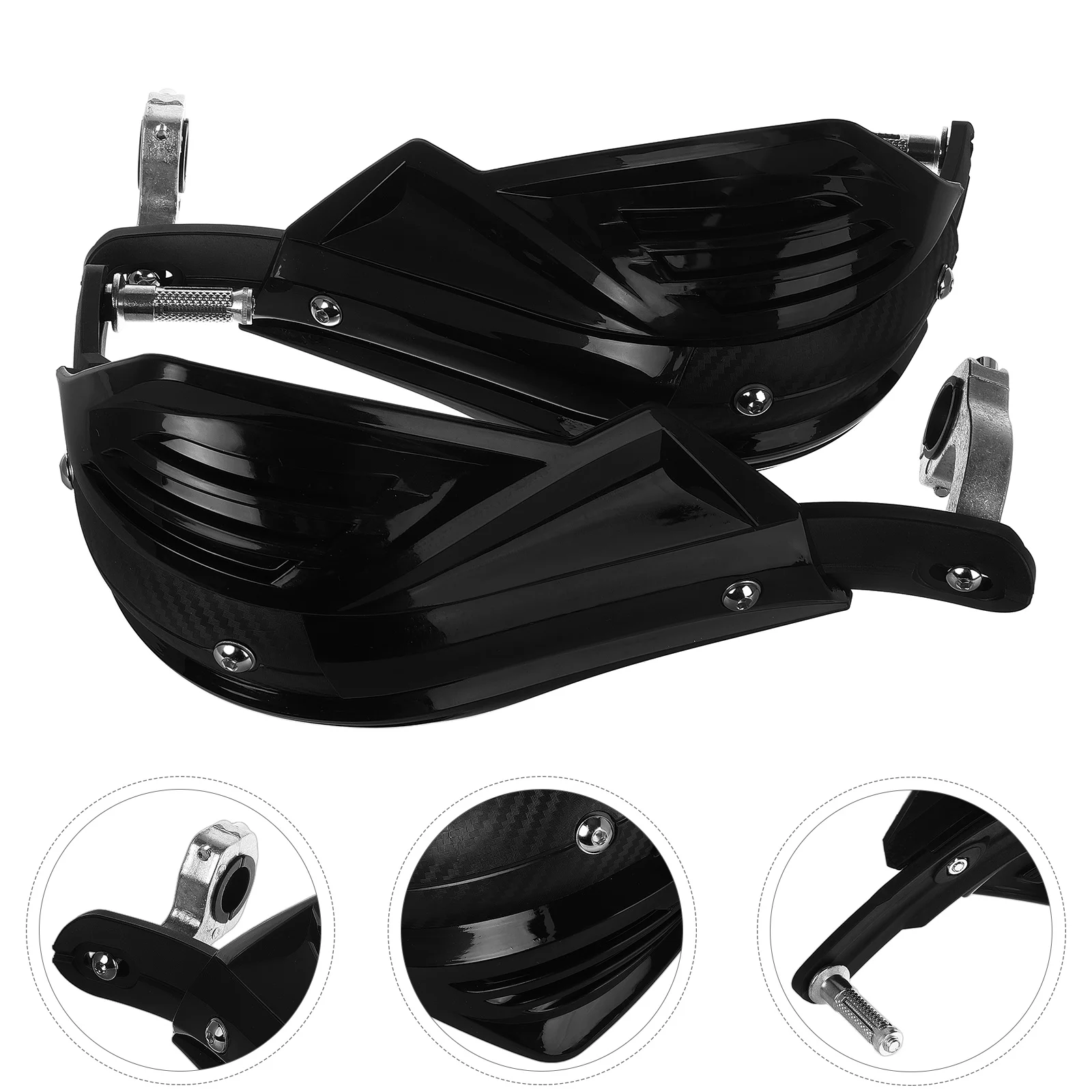 

1 Pair Motorcycle Handguards Replacement High Strength Crash Protector Wind Resistant Dirt Bike Handguards Universal Fit Durable