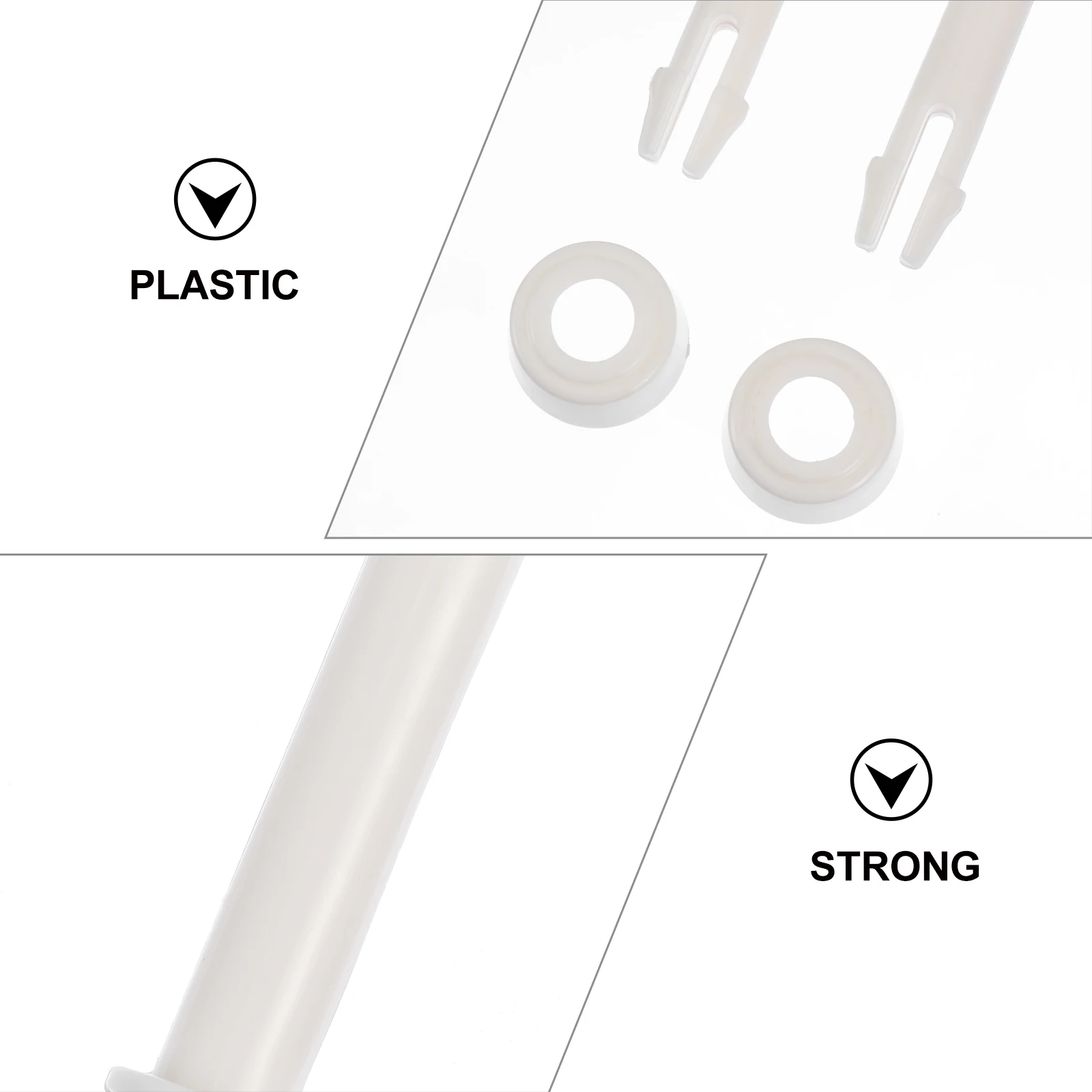 

12pcs Swimming Pool Connector Pins Durable ABS Plastic Joint Replacement Parts for Above Ground Pools Spa Accessories