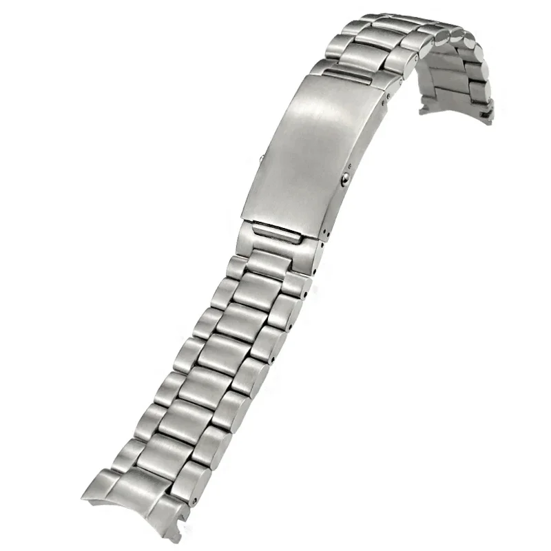 316L الفولاذ المقاوم للصدأ 20 مللي متر 22 مللي متر حزام الساعات ل أوميغا ساماستر غواص 300 متر كوكب المحيط الصلبة حزام ساعة اليد أساور فضية