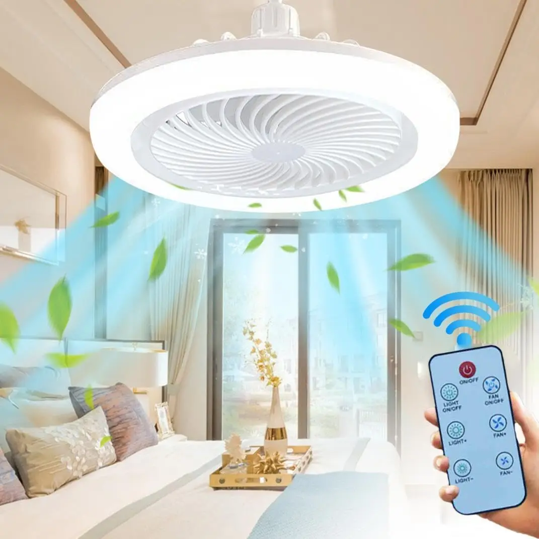 New Coming Ceiling Fans With Lights 10 Inch E27 Led Light Ceiling Fan Enclosed Low Profile Ceiling Fan With Light Mini Fan Light