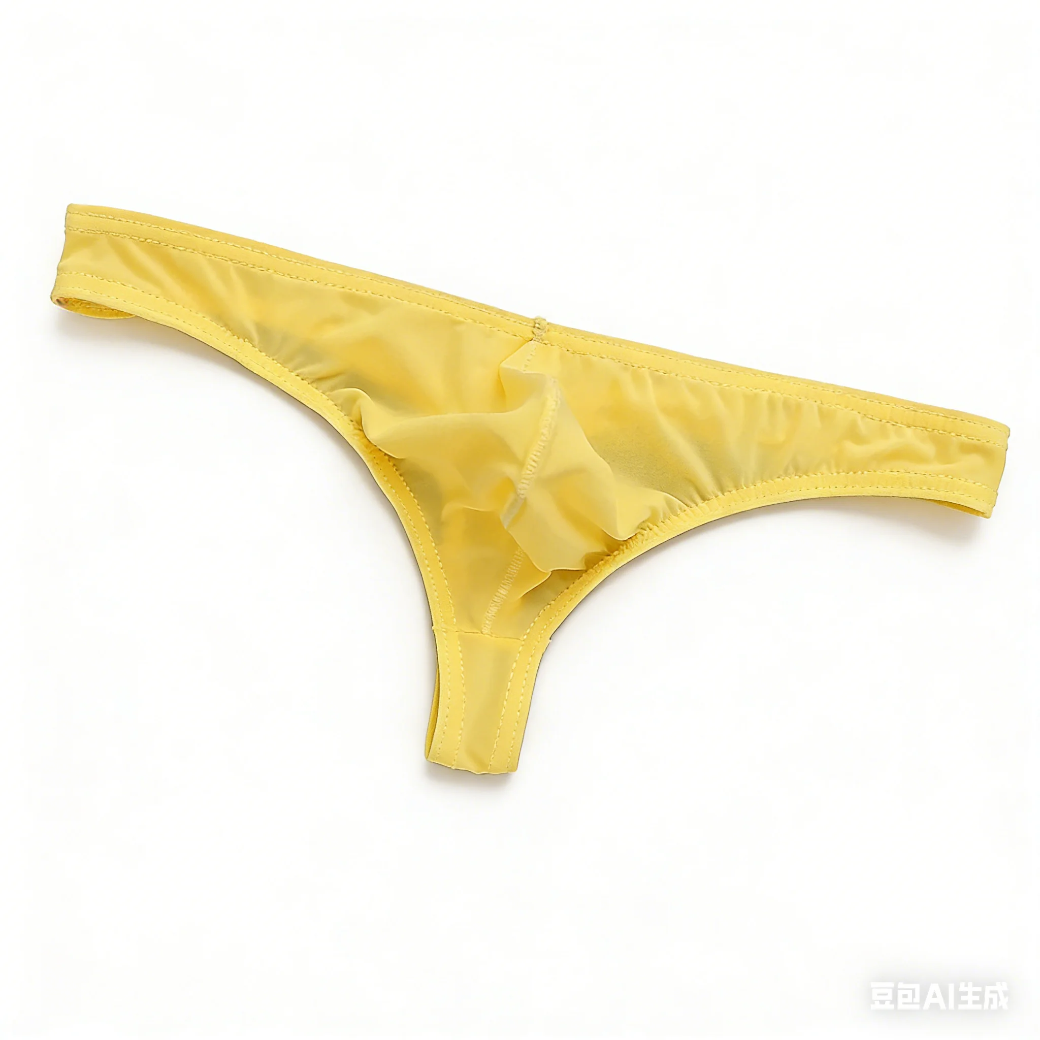 

Men Erotic T Back Thong Gays Sexy Low-rise U Convex Pouch G-string Ice Silk Elastic Quick Dry Transparent Open Buttock Underwear