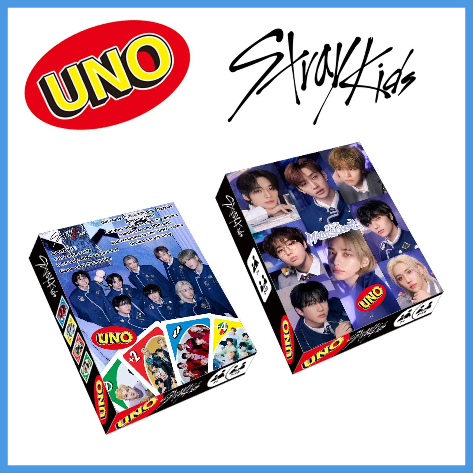 120PCS SKZOO playing cards punishment cards gathering board game cards Straykids peripheral star playing cards punishment cards
