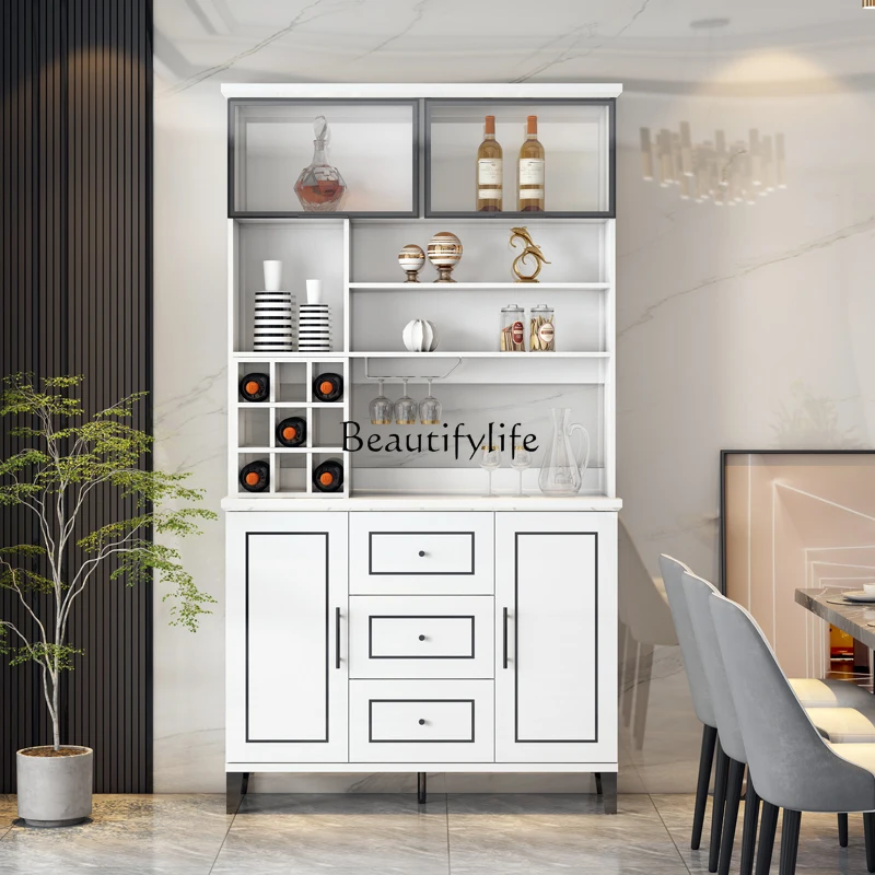 

Modern simple side locker light luxury multi-functional wine cabinet