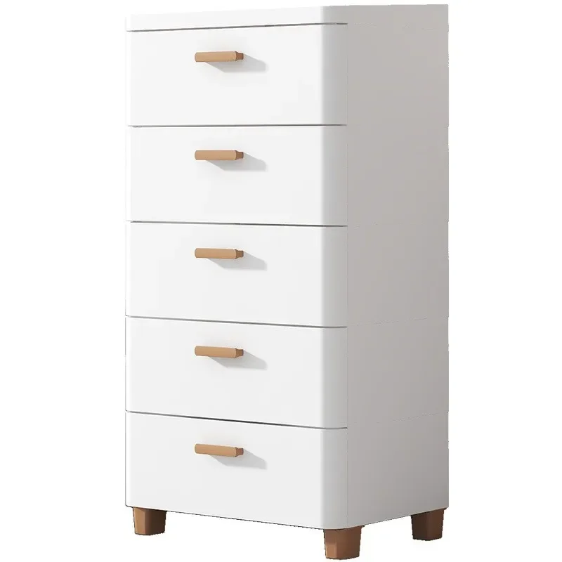 

Household 60cm 3-7 layer locker plastic drawer baby wardrobe with wheels children's clothes storage drawer