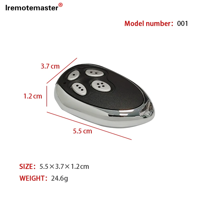 433MHz Remote Control Universal Garage Remote 4 Buttons For Alutech At-4 Ar-1-500 An-motors At-4 Asg1000 At4 At 4 Gate Command