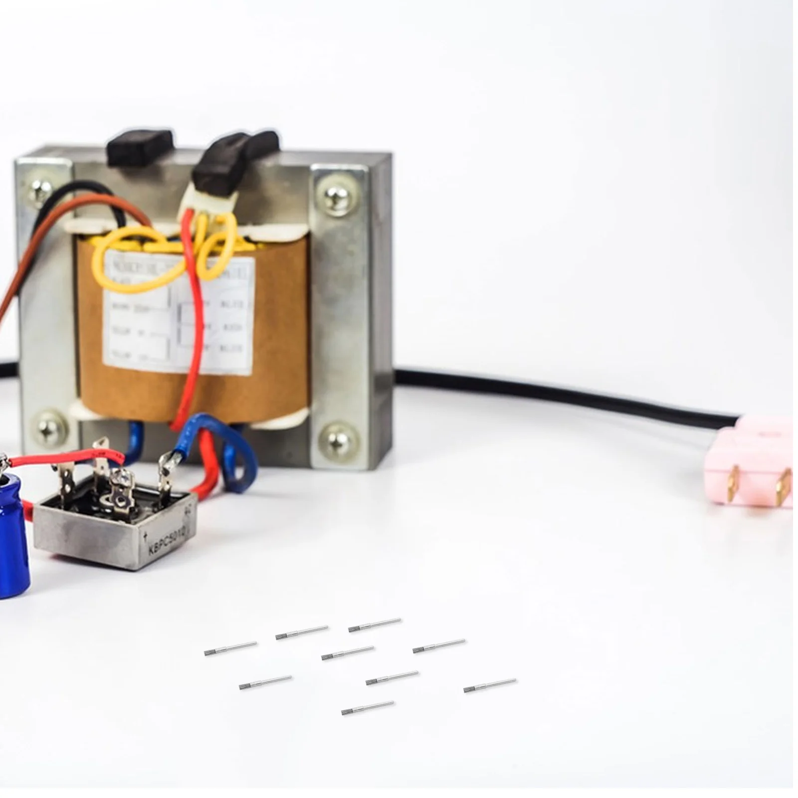 100 قطعة دبوس نحاسي مطلي بالنيكل موصلات موصلة للخدمة الشاقة لأسلاك أسلاك الرصاص أقطاب كهربائية إبرة آلة Ems