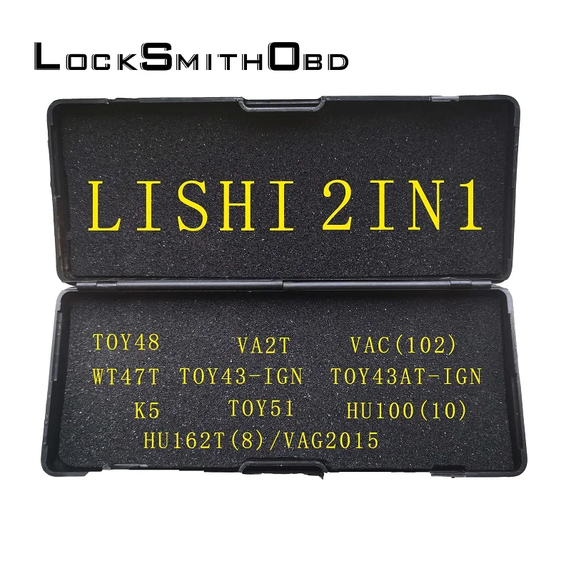 

1PCS HOT LISHI 2 in 1 Tool FOR TOY48 VA2T VAC(102) K5 TOY51 HU100(10) HU162T(8) HU71 HY30 HU136 ZD30