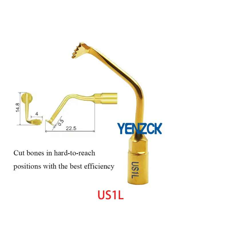 Dental Bone Cutting Sinus Lifting Implant Perio Scaling Tip Piezo Surgery Tips Fit For Mectron/Woodpecker US1L /US1R