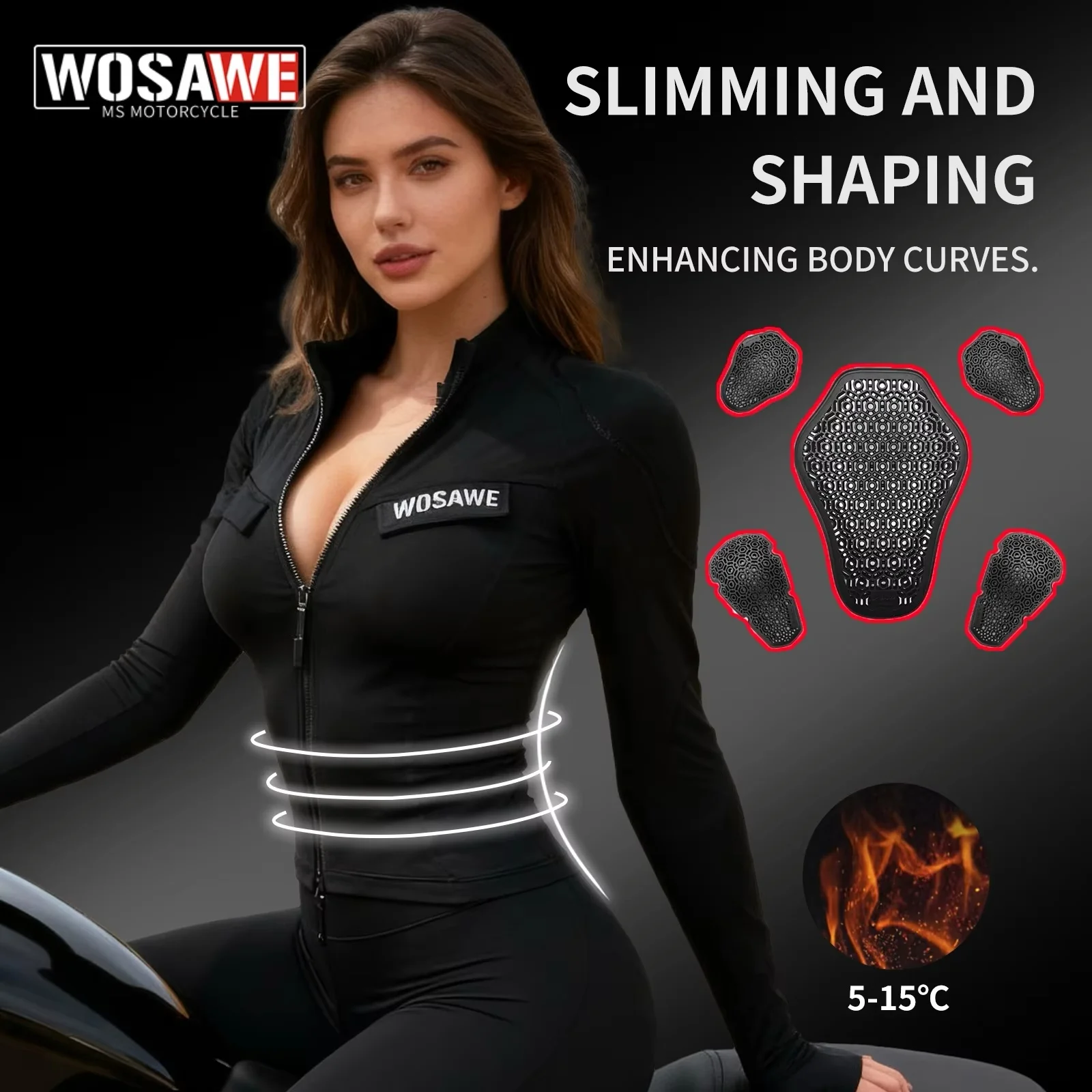 

Теплая мотоциклетная куртка WOSAWE для женщин, зимняя куртка для езды на мотоцикле, ветрозащитная одежда для активного отдыха